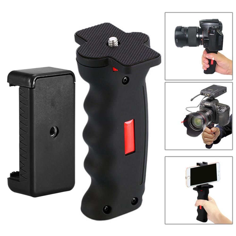 SUNNYLIFE Handheld Gimbal Statief Camera Stabilisatoren Beugel Handgreep w/Telefoon Houder voor Gopro DSLR SLR Actie Camera Smartphone