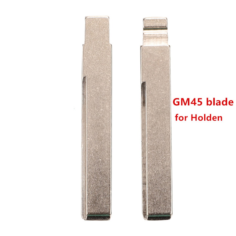 10pcs Y-28# GM45 Metal Uncut Blank Flip Remote Key Blade For GM Holden for keydiy KD xhorse VVDI JMD