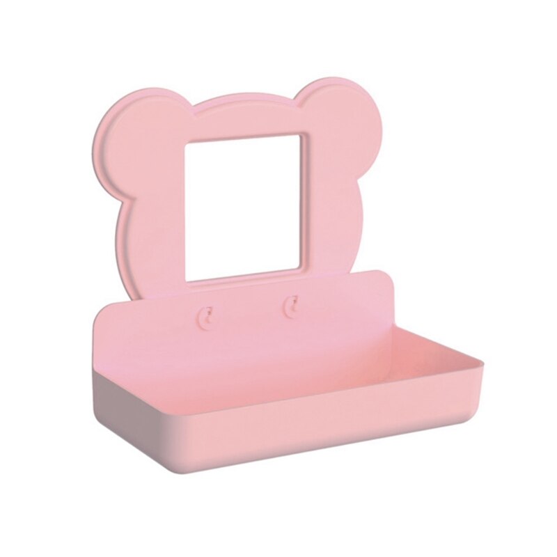 Luie Man Mobiele Opladen Bracket Plastic Telefoon Opbergrek Wandmontage Compatibel Met Slaapkamer Kantoor: Pink