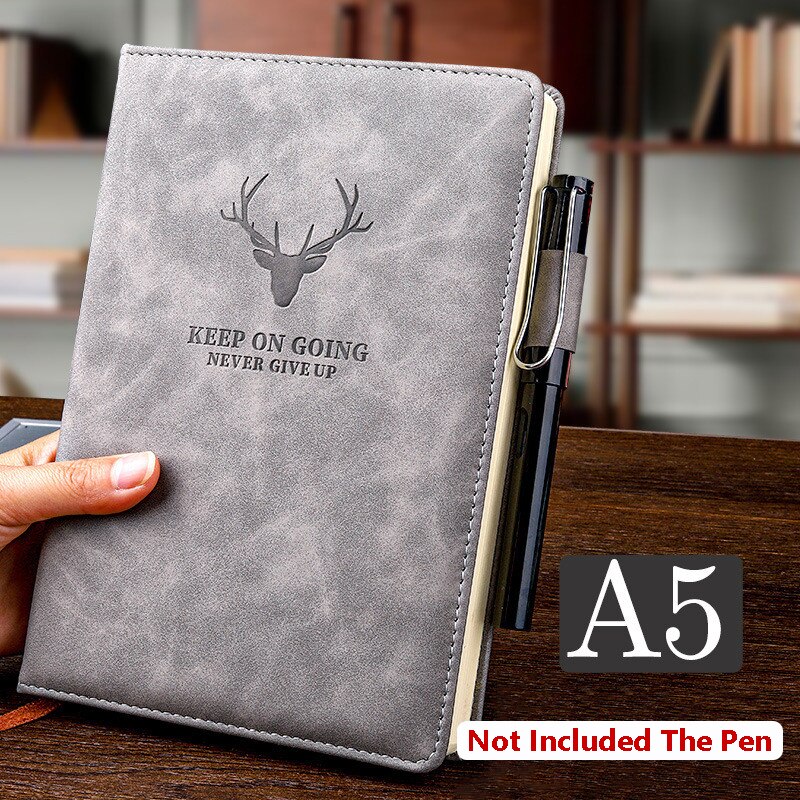 360 Pages Super Thick A5 Journal Notebook Daily Plan Business Office Work Note Book College Office Diary Notepad School Supplies: 06