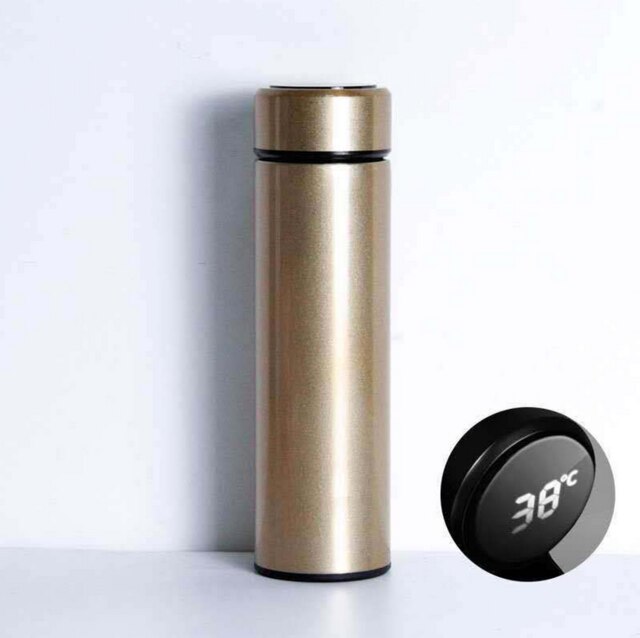 Intelligente Thermos Koffie Fles 500Ml Temperatuur Display