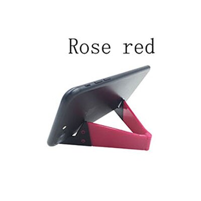 Mini soporte Universal para Tablet, portátil, plegable, de escritorio, para iPad, iPhone, Sony, HTC, celular, Pad para ipad 2, 3, 4, 5,: rose red