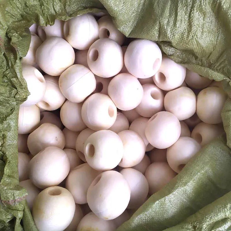 Finefish 20 pcs/lot boule flottante pour filet de pêche Cage tirer filet eau PVC boule flottante mousse flotteur tirer filet accessoires de pêche