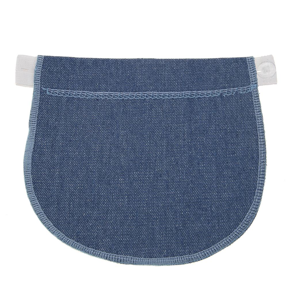 1 Pcs Vrouwen Verstelbare Elastische Moederschap Zwangerschap Tailleband Riem Taille Extender Kleding Broek Voor Zwangere Veiligheid Moederschap: Dark Blue	