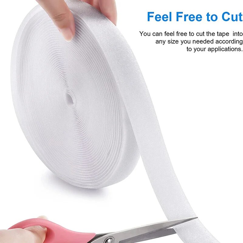 5 Meter NäHenne berühren Verschluss Nicht klebendes Klettverschlussband Magie Nylon Stoffband zum AufnäHenne Zubehör DIY Handwerk