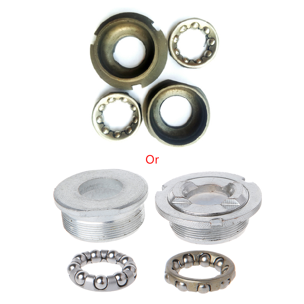 Bicycle Shaft Axie Bottom Bracket Fixed Bike Crank Square Hole Cycling Steel MTB: C