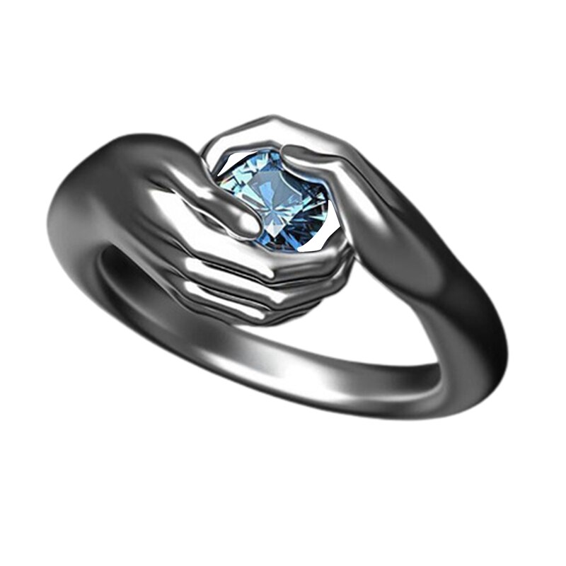 Neue Kreative Liebe Für Immer Finger Hand Ring Romantische Liebe Umarmung Hand Ringe Für Frauen Männer Modeschmuck: 6