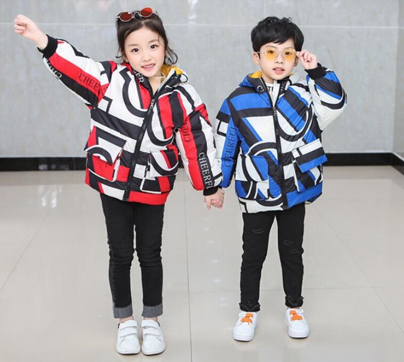 Croal Cherie Winter Meisjes Hooded Jassen Clothin Kids Jongens Jas Warme Herfst Kinderen Bovenkleding & Jassen Casual Baby Meisjes Kleding
