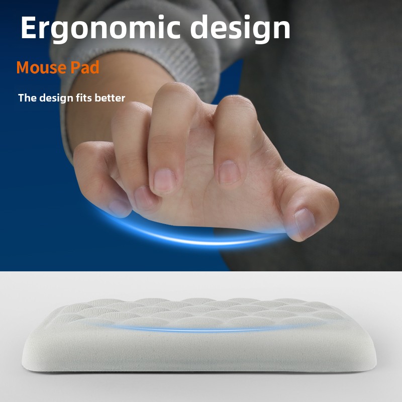 Tastatur-Maus-Handballenauflage, ergonomisches Büro, schützt und entspannen, Handgelenk-Erinnerung-Schaum-Mauspad, Computer-Notizbuch-Mauspad