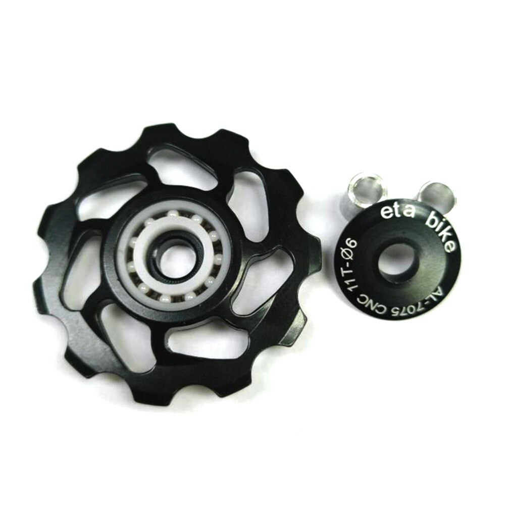 11T MTB Fiets Achterderailleur Neuswiel Keramische Lager Katrol AL-7075 CNC Racefiets Gids Roller Rondsel