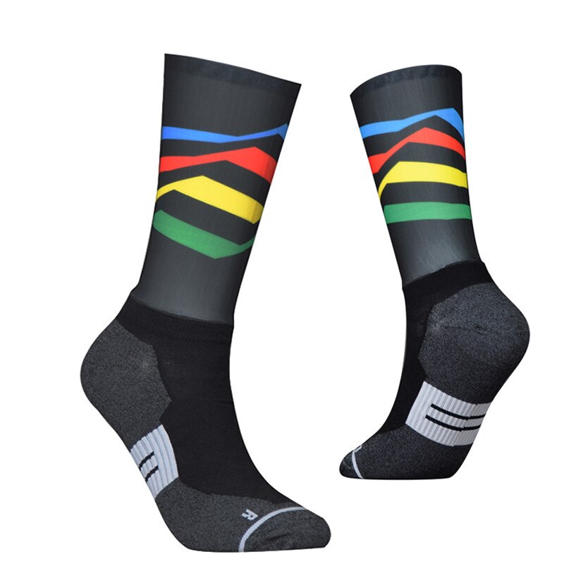 Men Women Cycling Socks Brand Breathable Bicycle Socks Summer Outdoor Sport MTB Bike Cycling Sock: M6