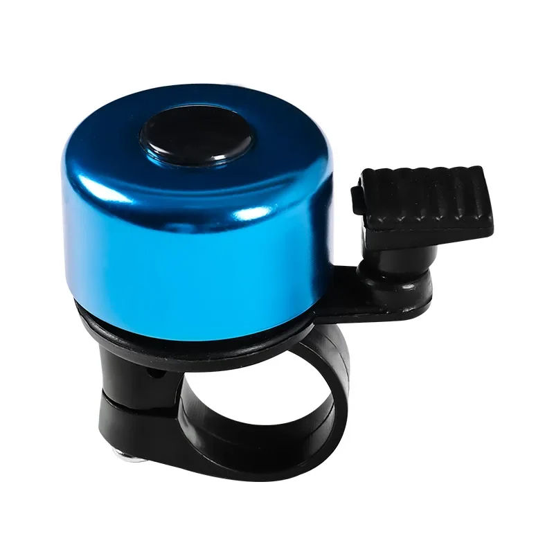 Fahrrad klingel Fahrrad Lenker Glocken Ring Aluminium legierung Mountainbike Horn Klang MTB Sicherheits warnen Alarm Fahrrad zubehör: Blau