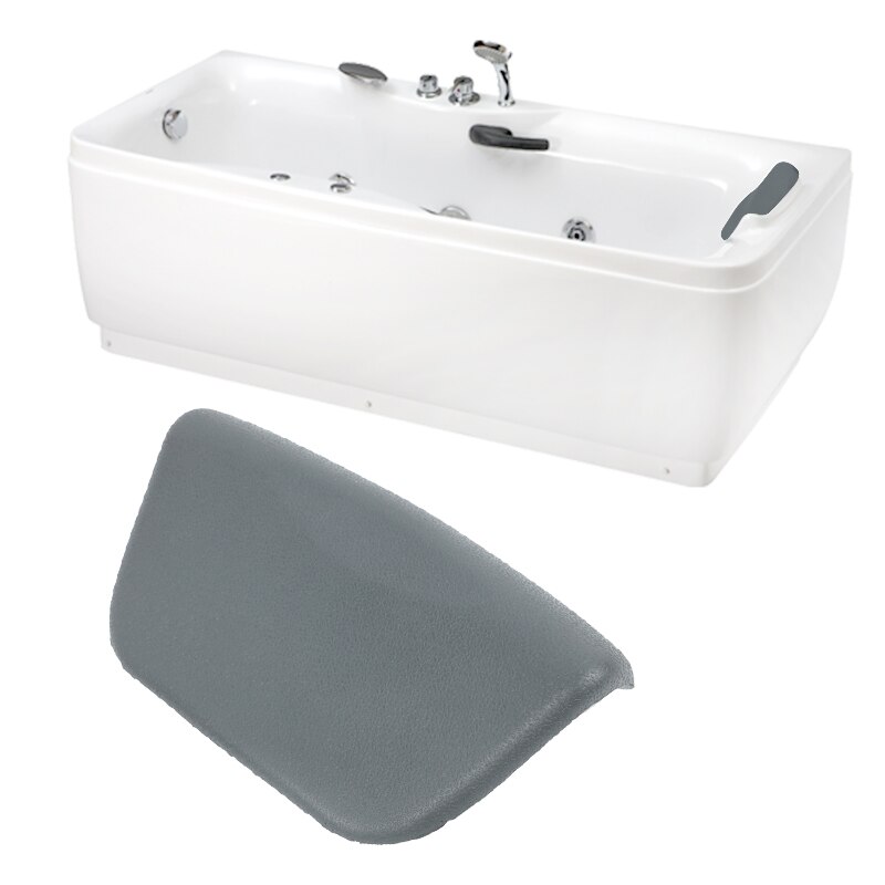 Hourong luksus spa vandtæt pu badepuder badekar nakkestøtte sugekop skum badeværelse kropståge skridsikker badekar pude