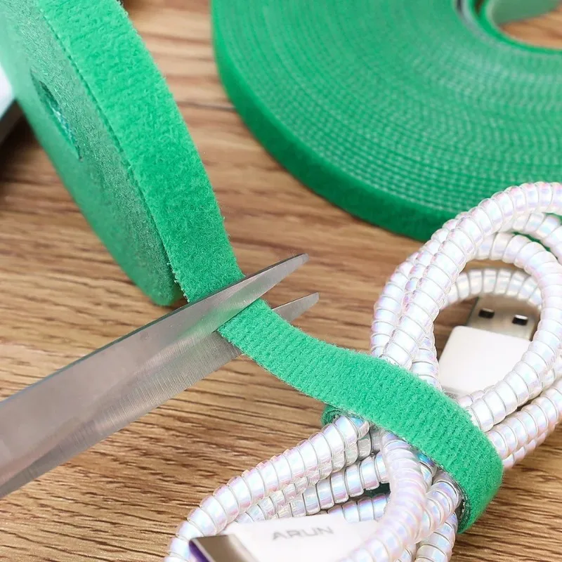 Fascette per piante autoadesive Fascette per piante in nylon regolabili Spago da giardino Fasciatura per piante Gancio Anello Vite Avvolgimento Nastro di supporto Striscia di fissaggio