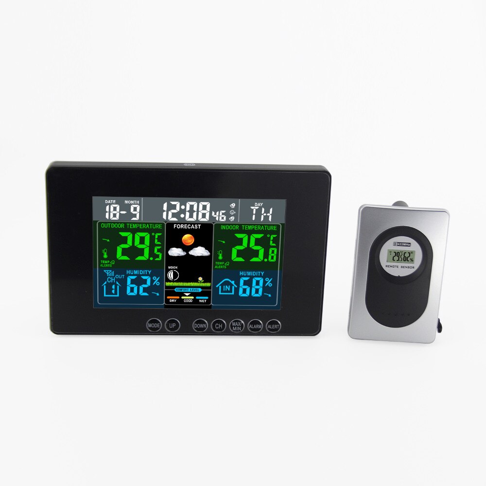 JIMEIH160G-color Remote Monitoring Kleur Weerstation Met Draadloze Afstandsbediening Sensor