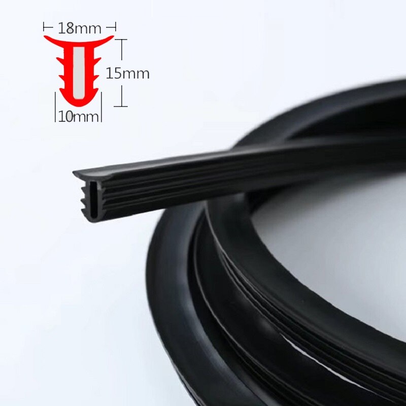 1.6 M Auto Rubber Afdichtingen Geluidsisolatie Auto Seal Strip Instrumentenpaneel Instrument Voorruit Auto Seal Kloof Stofdicht