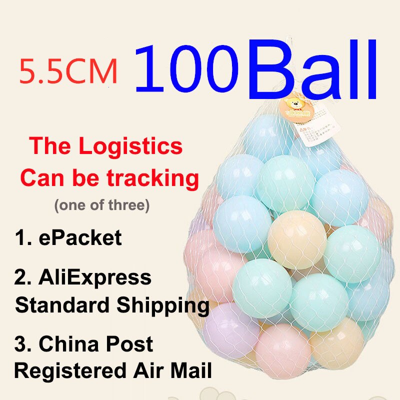 Colors Baby Plastic Balls Water Pool Ocean Wave Ball Kids Swim Pit With Basketball Hoop Play House Outdoors Tents Toy: 100pcs ball B