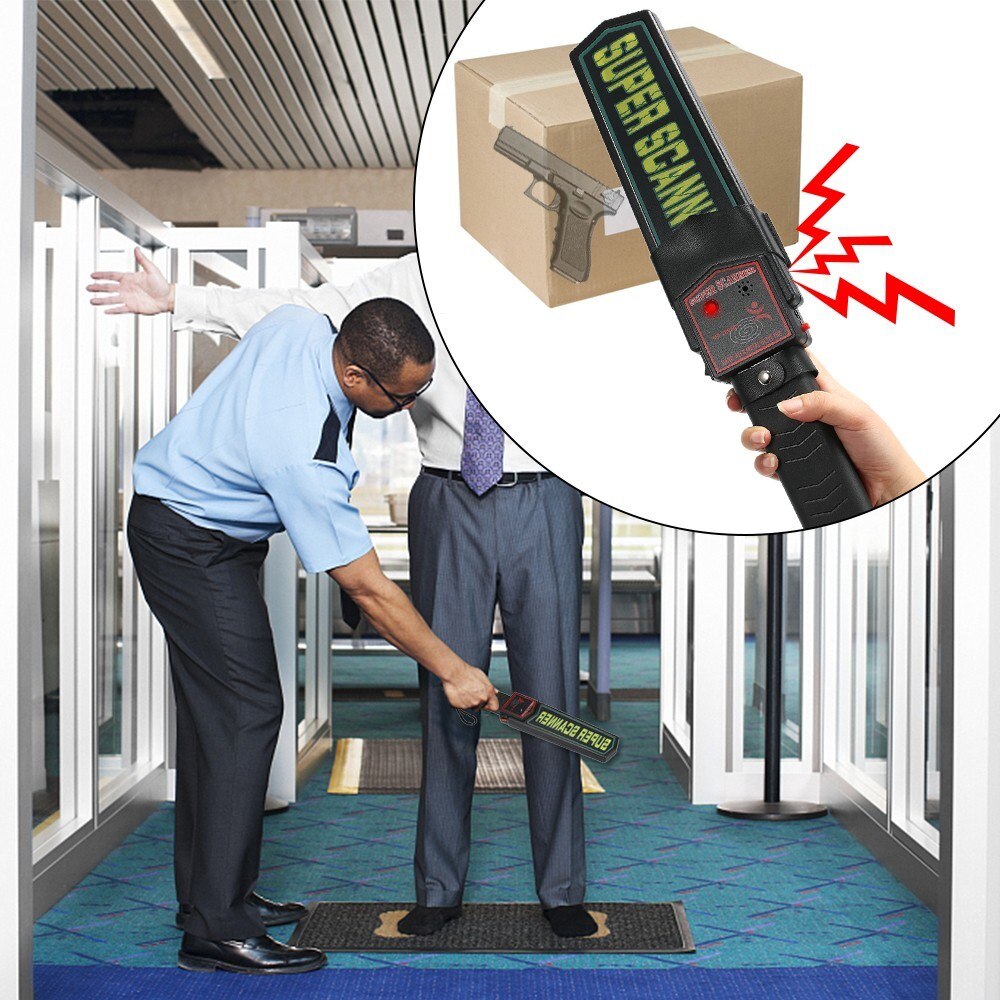 Portable Handheld Metal Detector Security Super Scanner