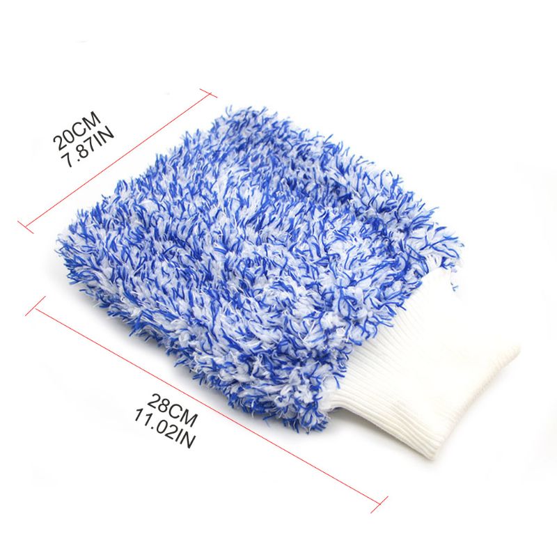 Gant de Lavage Voiture Microfibre Corail