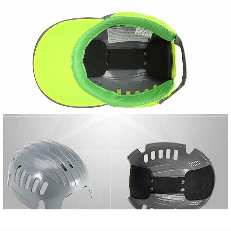 Bump Cap Werk Veiligheid Helm Met Reflecterende Streep Zomer Ademend Security Anti-Impact Licht Gewicht Helmen Beschermende Hoed