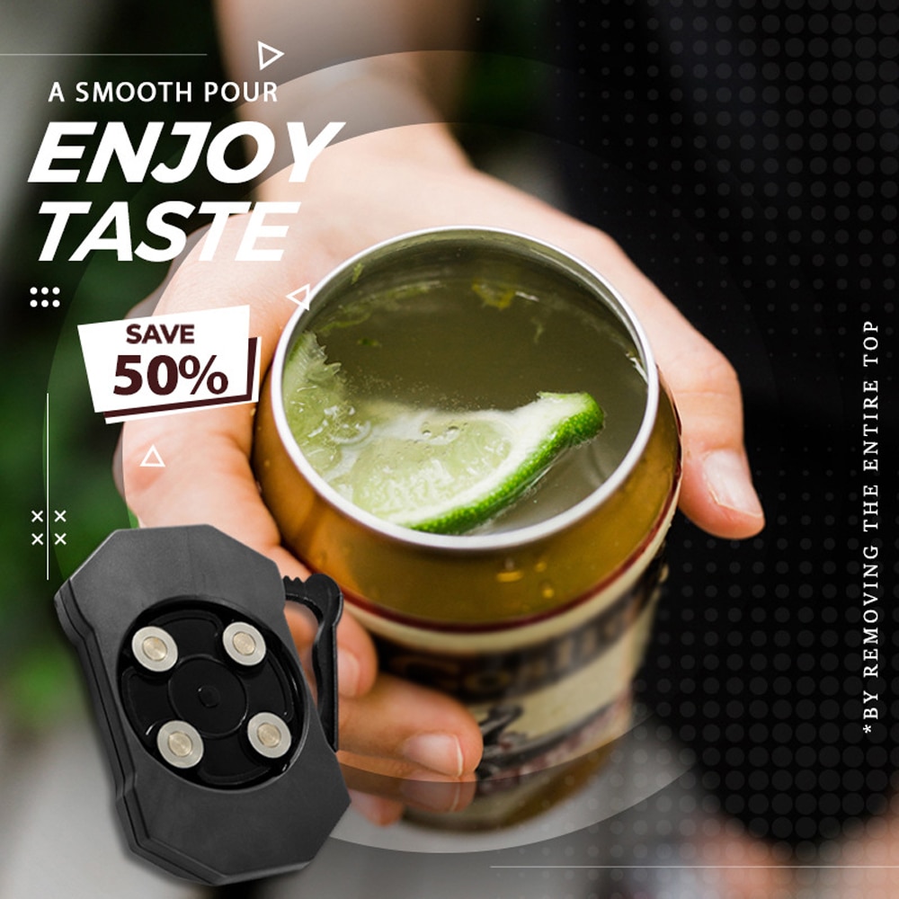 Go Swing Can Opener Bar Tool Safety Easy Manual Can Opener Beverage Bottle Opener Cans Bar Multifunction Can Openers