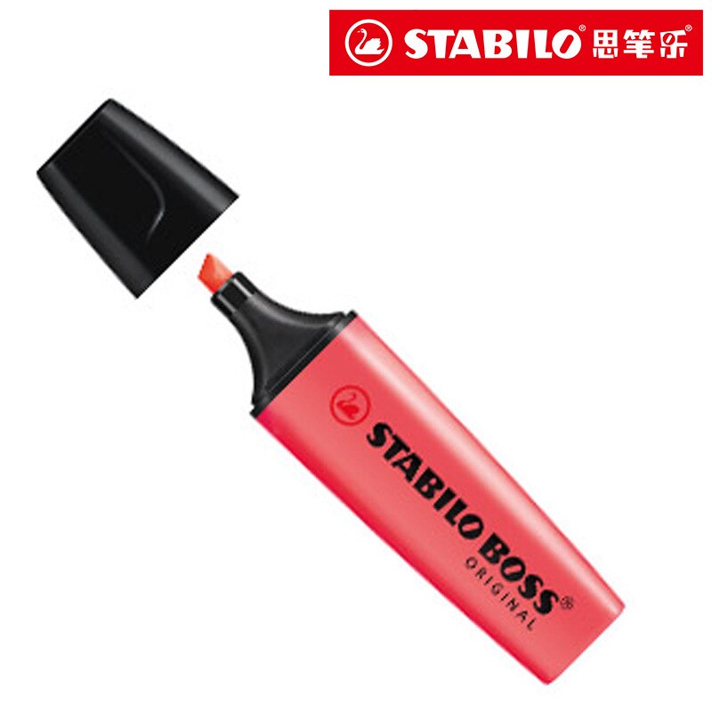 STABILO – stylo Fluorescent 9 couleurs, 1 pièce, marqueur: Red
