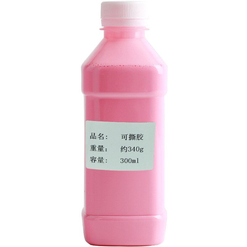 Colle pelable en céramique rose 80ml, matériel auxiliaire de glaçure de placage, colle à séchage rapide, impression de glaçure, fournitures de poterie