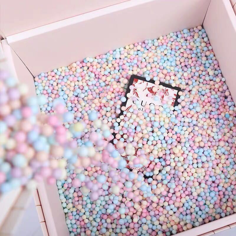 12g Addition For Slime Supplies Warm Color Snow Mud Particles Kit Slime Accessories Tiny Foam Beads Slime Balls Supplies Charms