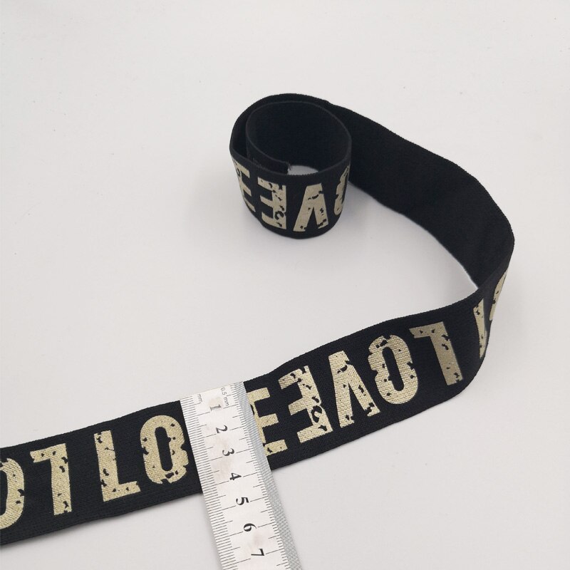 1M Elastic Bands 4cm Wide Grain Trousers Elastic Ribbon Waistband Colorful Stripe Rubber Band 40mm Webbing Bags Sewing Cloth: 17