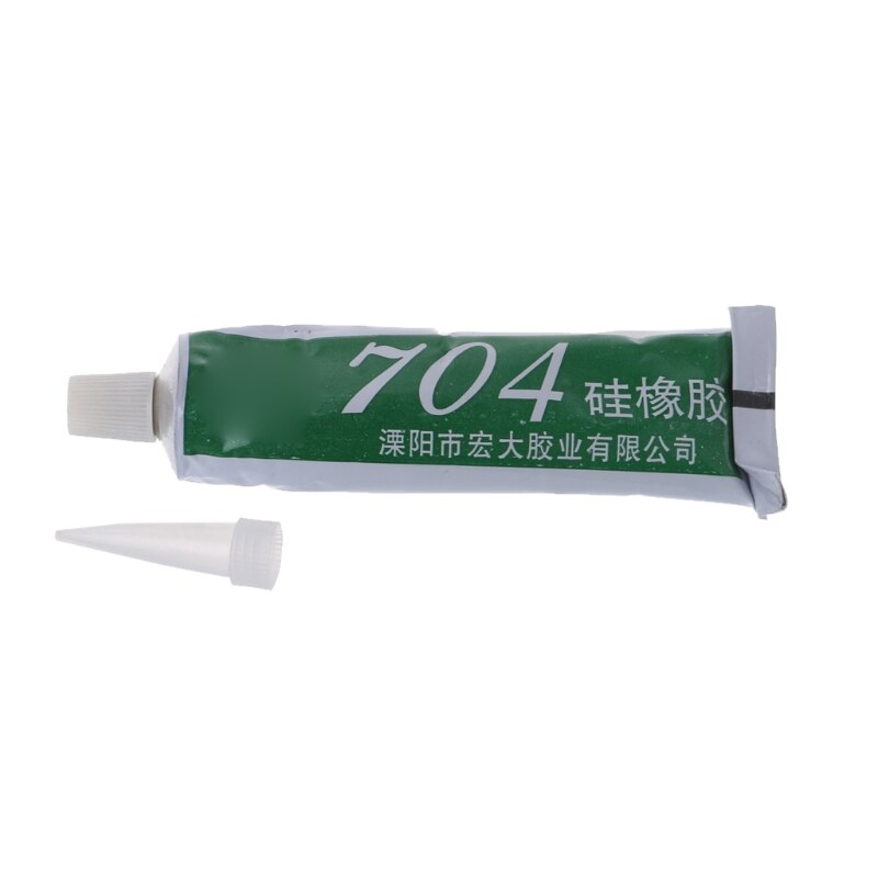 Cola de vedação 704 fixa, resistente a altas temperaturas, borracha de silicone, à prova d&#39;água, selante eletrônico, condutividade térmica, 1 peça: Preto
