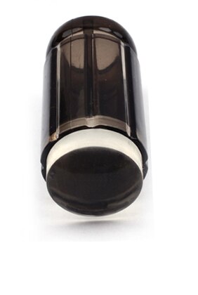 Estampador de uñas de silicona transparente, Kit de rascador de de esmalte, herramientas de estampado de uñas, Color caramelo, 2,8 cm: NO 4  Clear Black