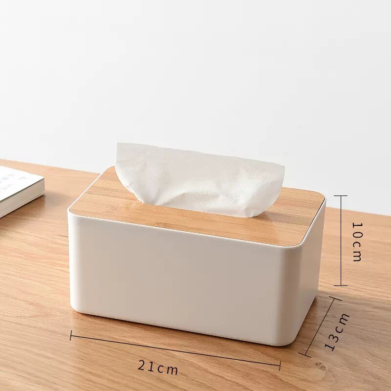 Plastic Tissue Box Removable Cover Napkin Holder Storage Organizer Tissue Holder Case Home Decoration: TYPE 4