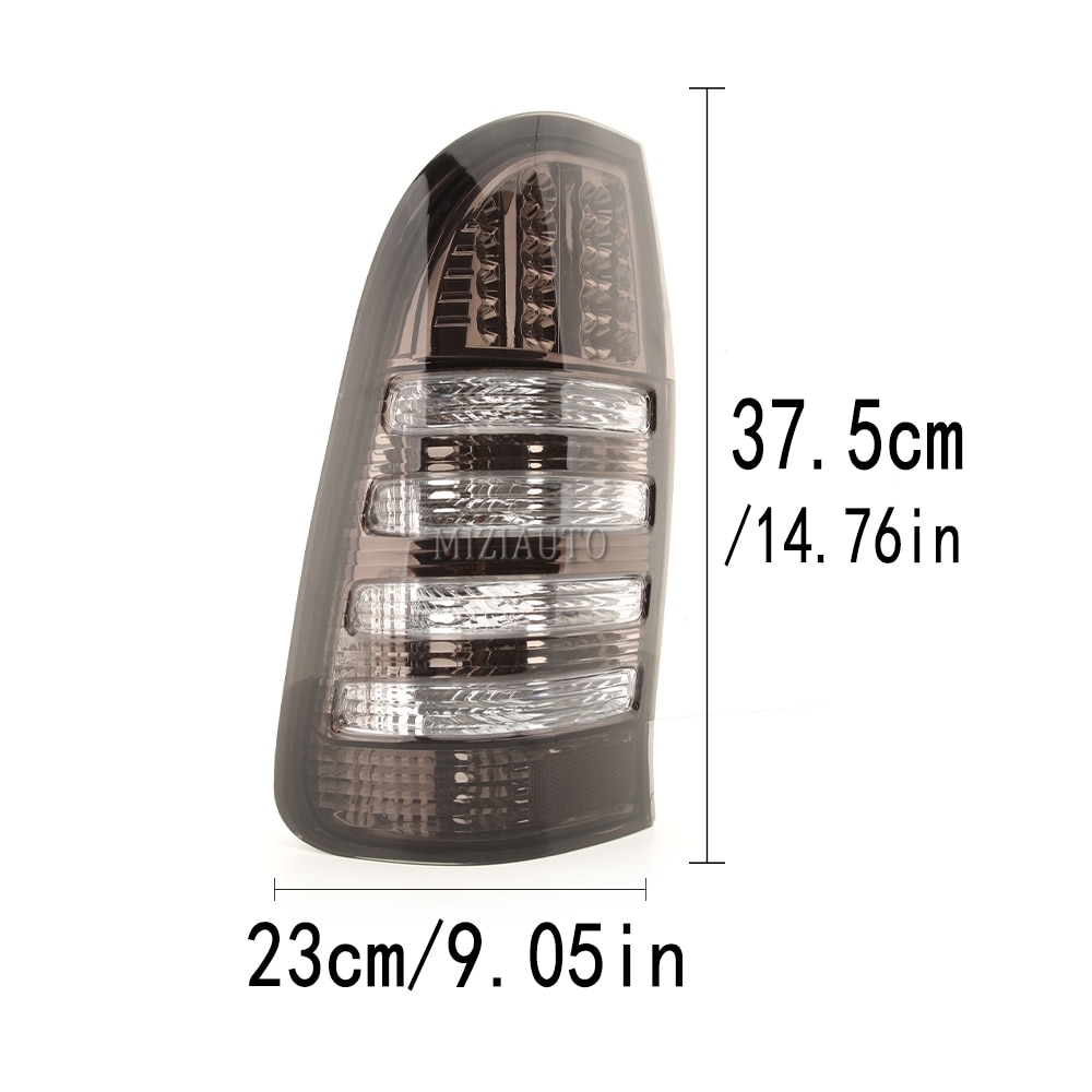 Luz trasera para camioneta TOYOTA HILUX VIGO 2005, luces de freno traseras, señal de giro, luces traseras, piezas de coche