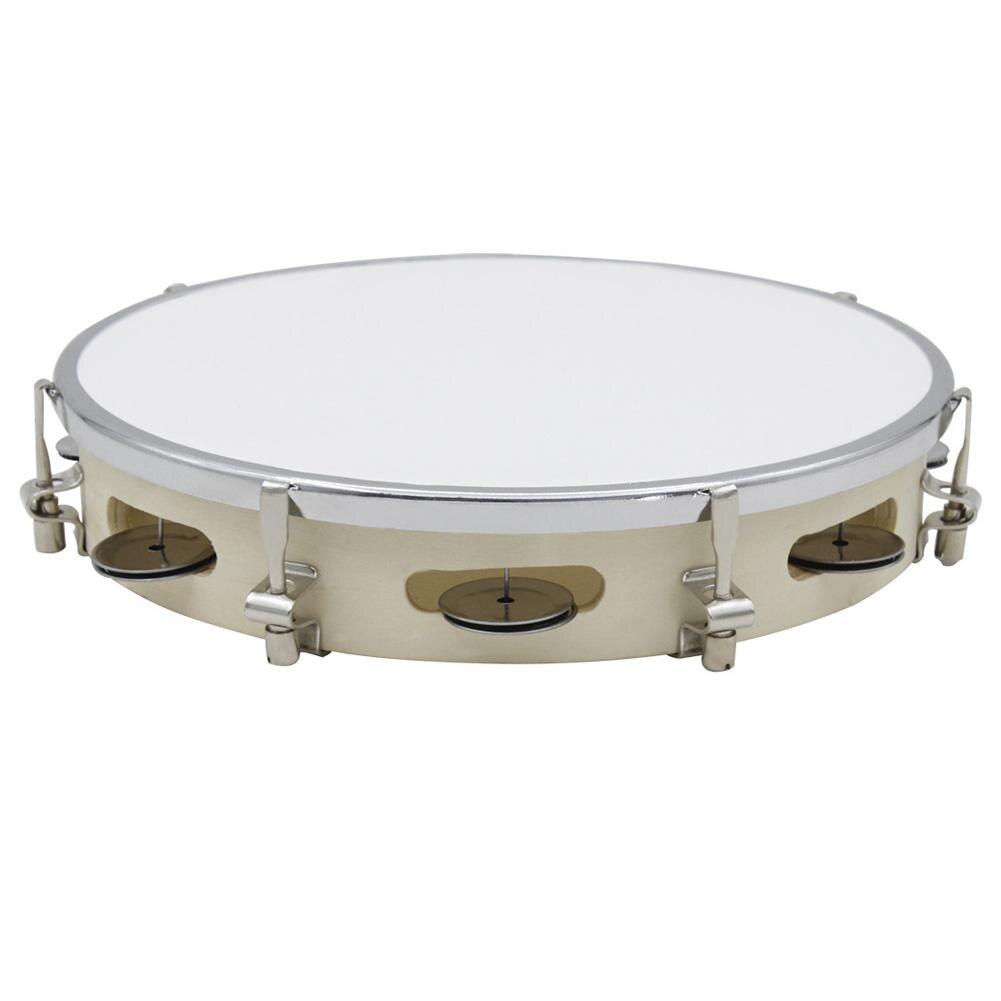 10 "Tamboerijn Capoeira Drum Pandeiro Samba Brasil Houten Tamborine Precussion Muziek Instrument Voor Verkoop