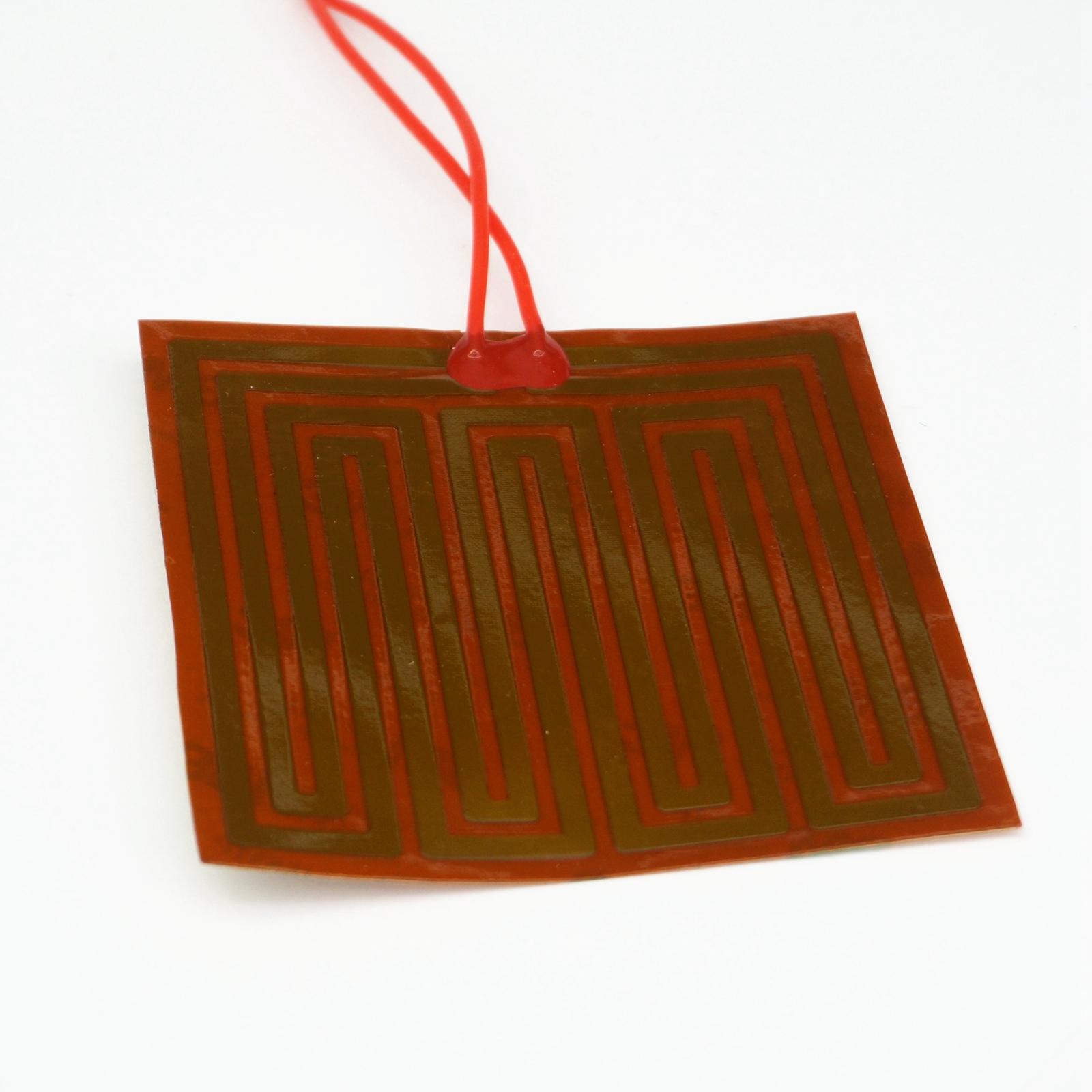 100x100mm 90W 12V DC elastyczna nagrzewnica robić folii poliamidowej dla