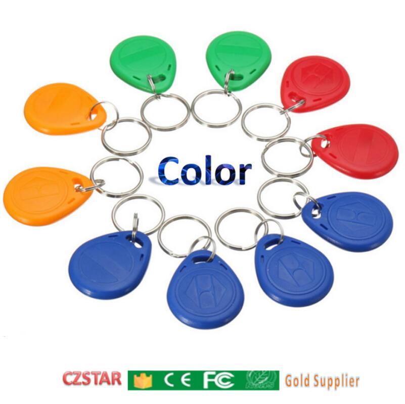 Copier reprogrammable T5577 EM4305 write read 125KHz LF Keyfobs card Duplicate RFID Tag Copy card Proximity door clone Key: 100pcs keytag only