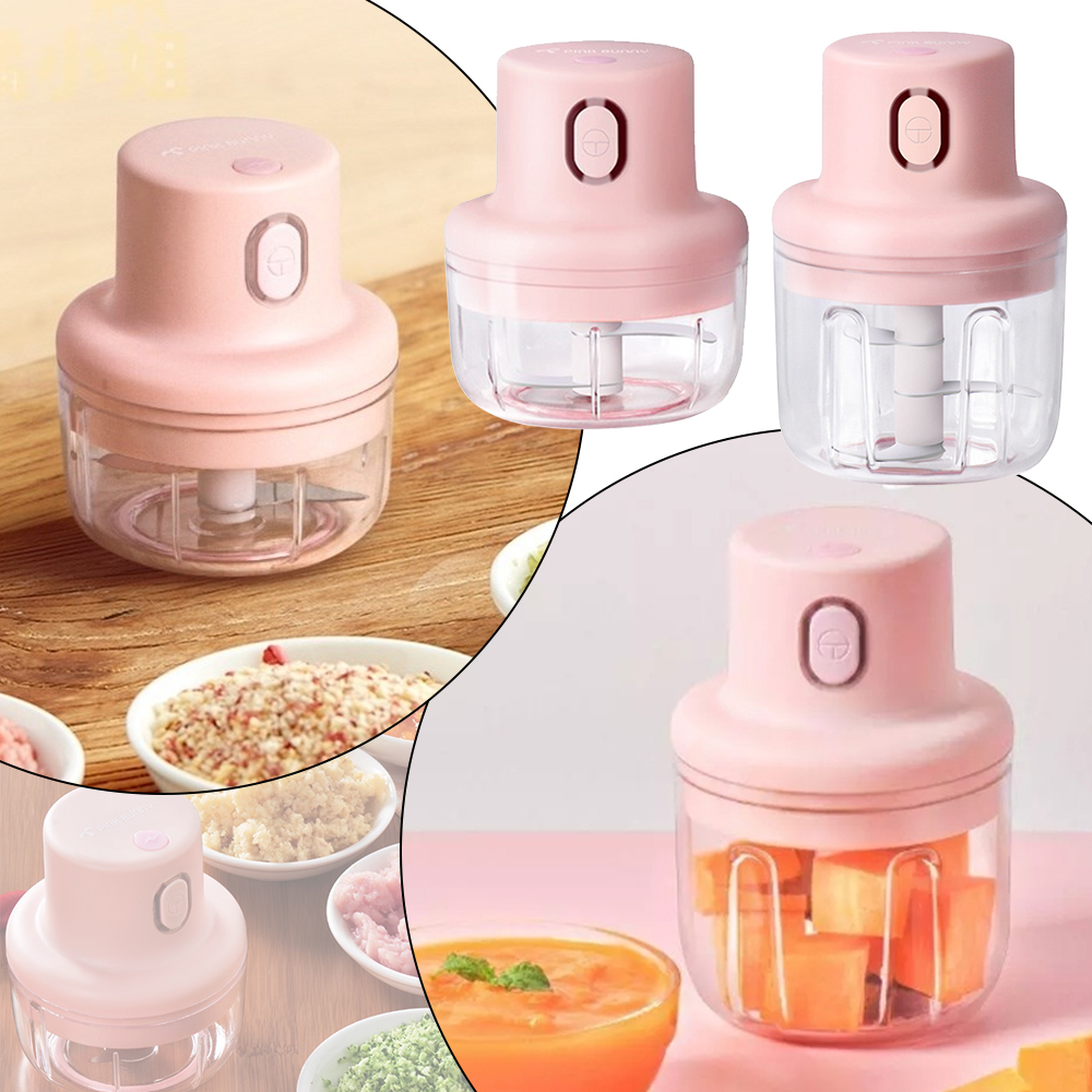 Portable Mini Electric Food Chopper Fruit Vegetables Tools Or Meat Fruit Vegetable Chopper Cutter Kitchen Gadget