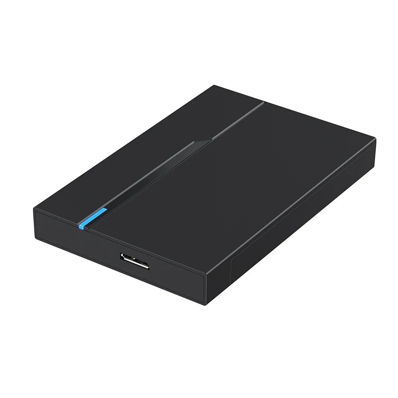 2,5-Zoll-externes Festplattengehäbenutzen USB 3.0 Festplattengehäbenutzen 6 TB unterstützt 7 mm 9,5 mm SATA SSD HDD für Laptop-PC: Beige
