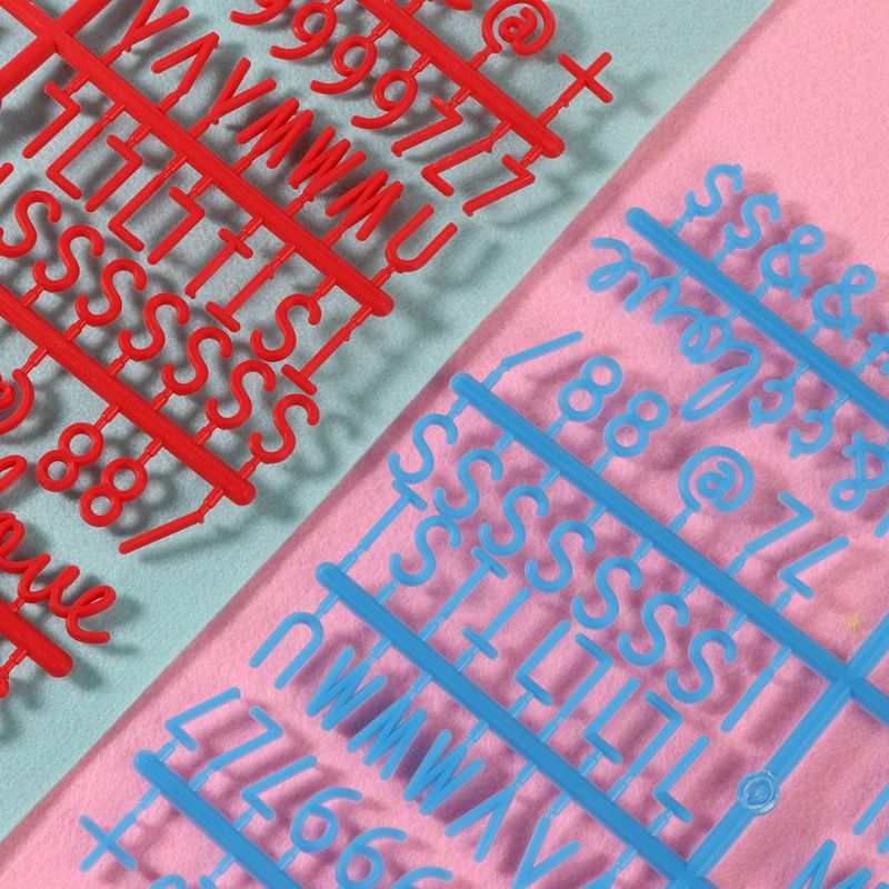 4Pcs/Set Characters For Felt Letter Board Numbers For Changeable Letter Board P82A