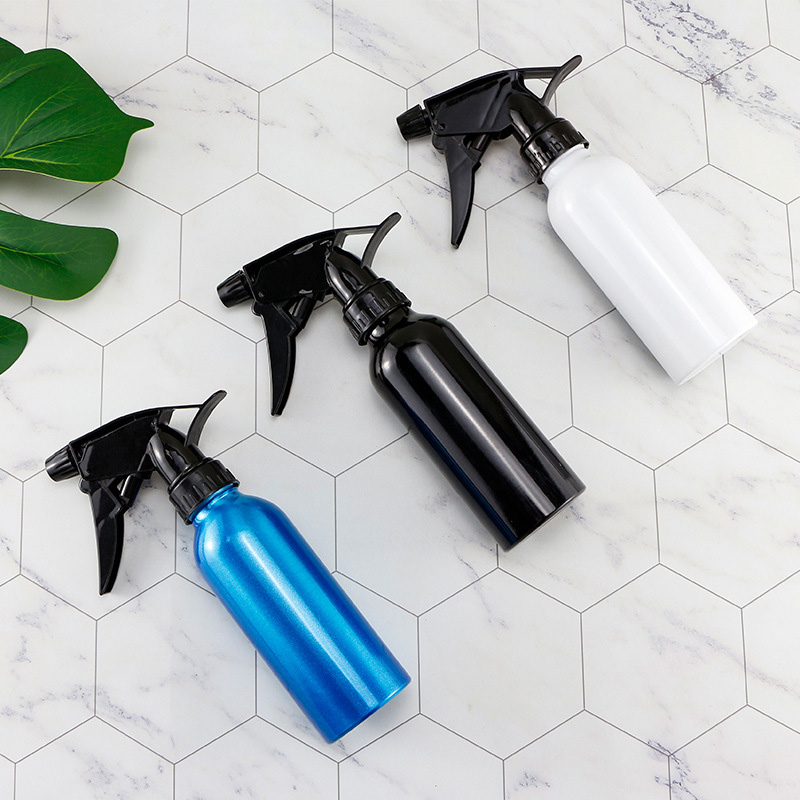 Bouteilles de pulvérisation en aluminium, rechargeables, pour Salon de coiffure, outils de coiffure, 200ml, 1 pièce