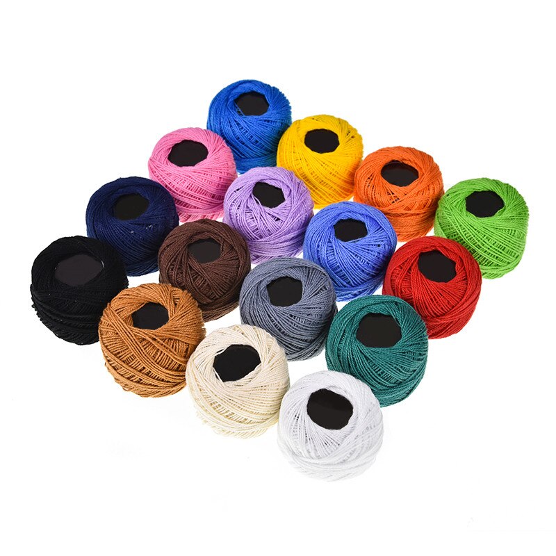 Mix Color 16pcs/Set Sewing Thread Hand Quilting Embroidery Cross Stitch Thread DIY Home Sewing Tool Accessories Supplies