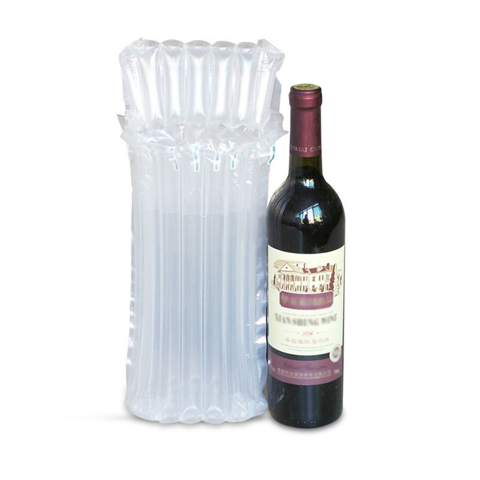 Sac d&#39;emballage de Protection de bouteille de vin, bouteille en verre, colonne d&#39;air gonflable, sac de Protection avec cylindre gonflable, 25 pièces