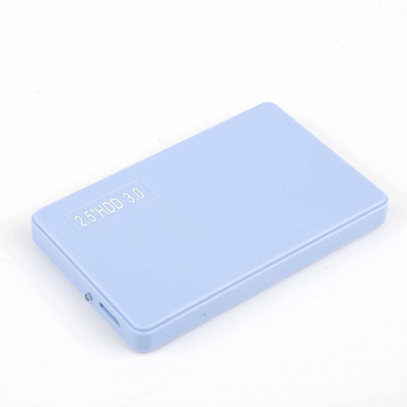 1pc Newest Stainless Steel 2.5 HDD Case Mobile Hard Disk Box 2.5 Inch Laptop USB3.0 External Hard Drive Enclosure For Scratches: 04