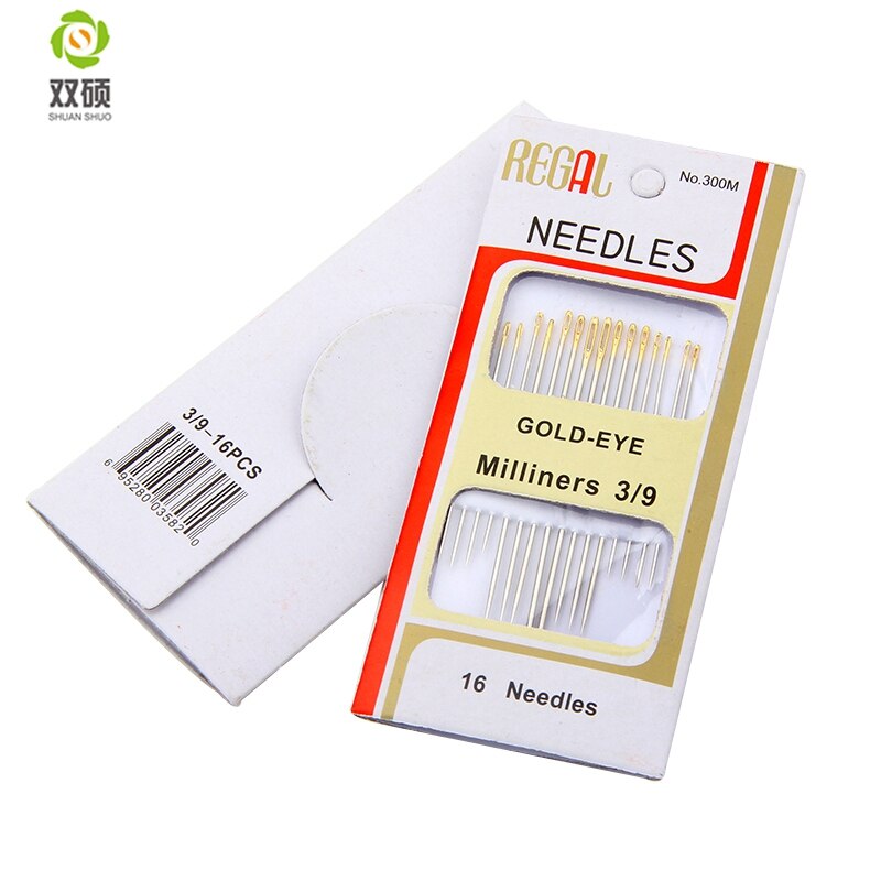 Shuan Shuo Goud Staart hand Naald Voor Naaien DIY Hand Stitch Diverse 80 stks/partij 5 Pack