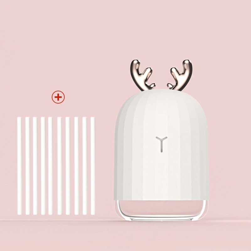 Luchtbevochtiger Mode Zorg Voor Huid Essentiële Olie Diffuser Nano Spuiten Fogger Mist Maker Met Led Night Lamp Home Office: White10Filters