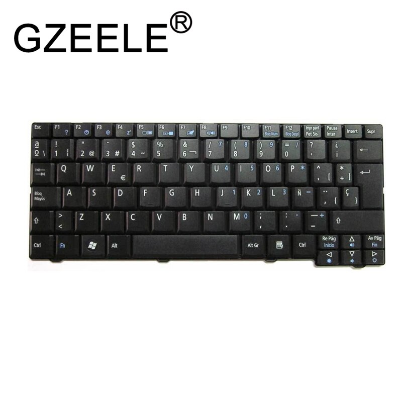 Teclado español para ordenador portátil Acer Aspire One ZG5 A110 A150 D150 D250 D210 ZA8 ZG8 KAV60 EM250, Teclado Latino LA SP