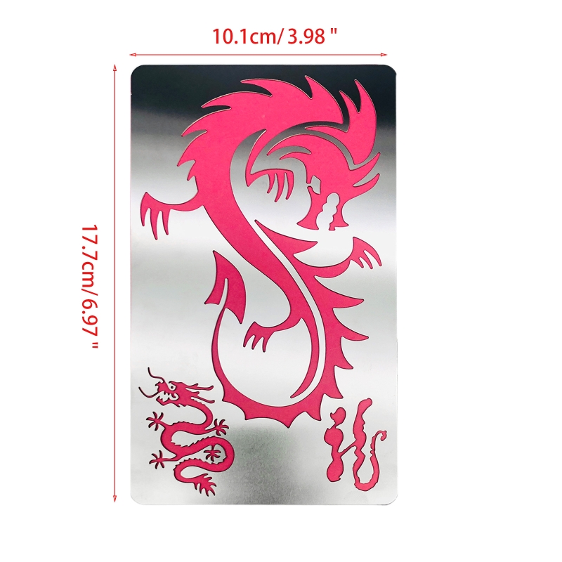 Metal Journal Stencils English Alphabet Stainless Steel Stencil Templates Tool for Painting Wood Burning Carving Pyrography F26: 10