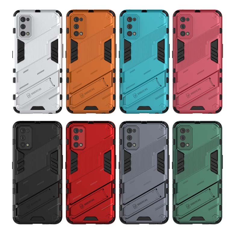 Funda armadura para teléfono Realme 7 Pro, carcasa de silicona a prueba de golpes, para Oppo Realme 7 4G 7Pro RMX2155