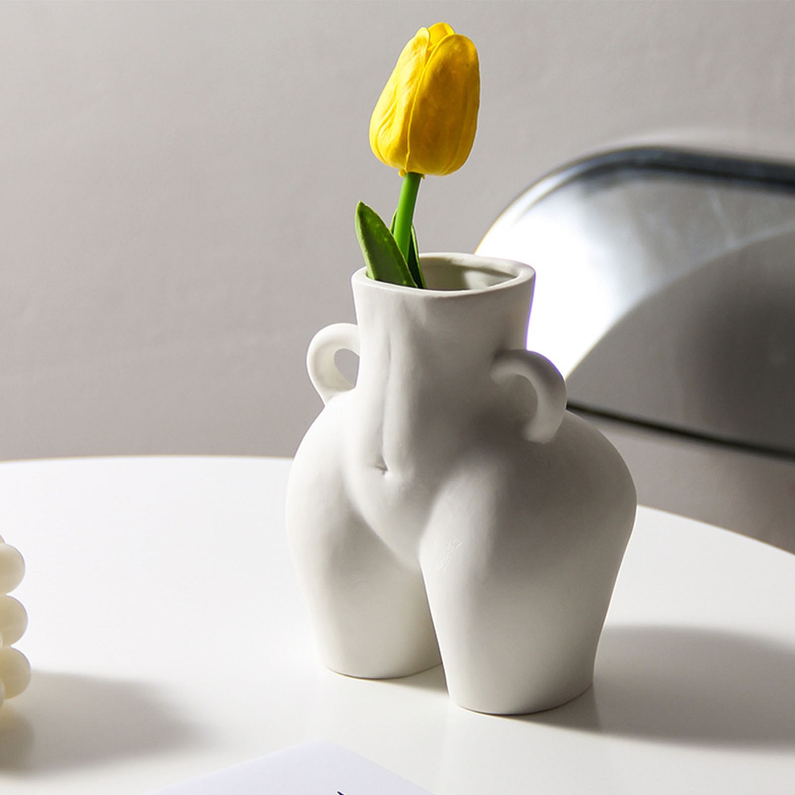Menschliches Vase Hintern nackt Handwerk Eingerichtet Hause Dekoration Blume Anordnung Frau Blume Vasen Heimat Dekor