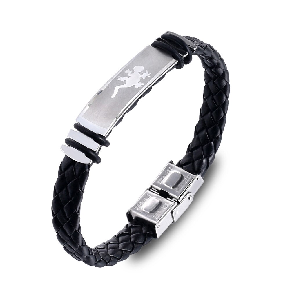 KaiMin Metal Bracelets Men Scorpion Charms Men Bracelets Punk Man Bracelets & Bangles Wristband Jewelry